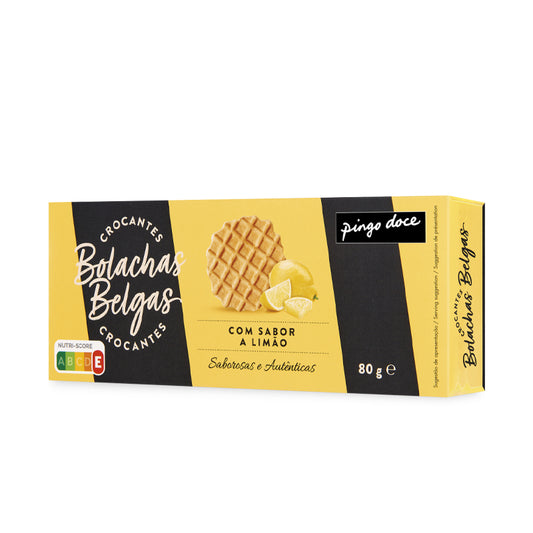 Bolacha belga limao Pingo doce 180gr