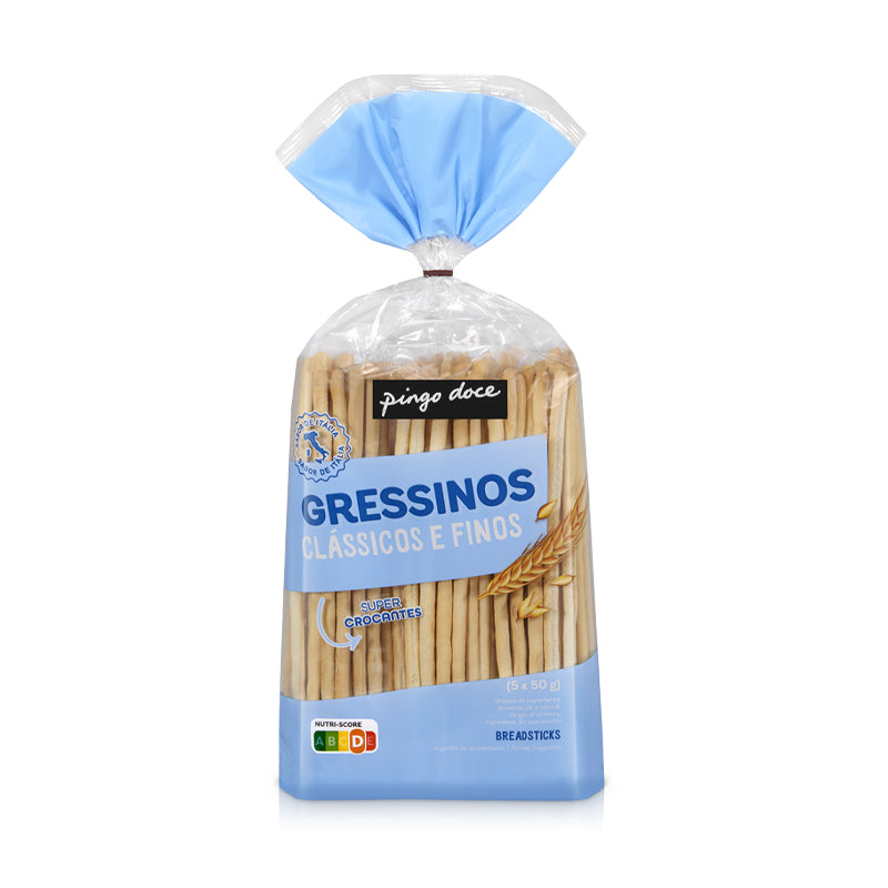 Gressinos finos Pingo doce 250G