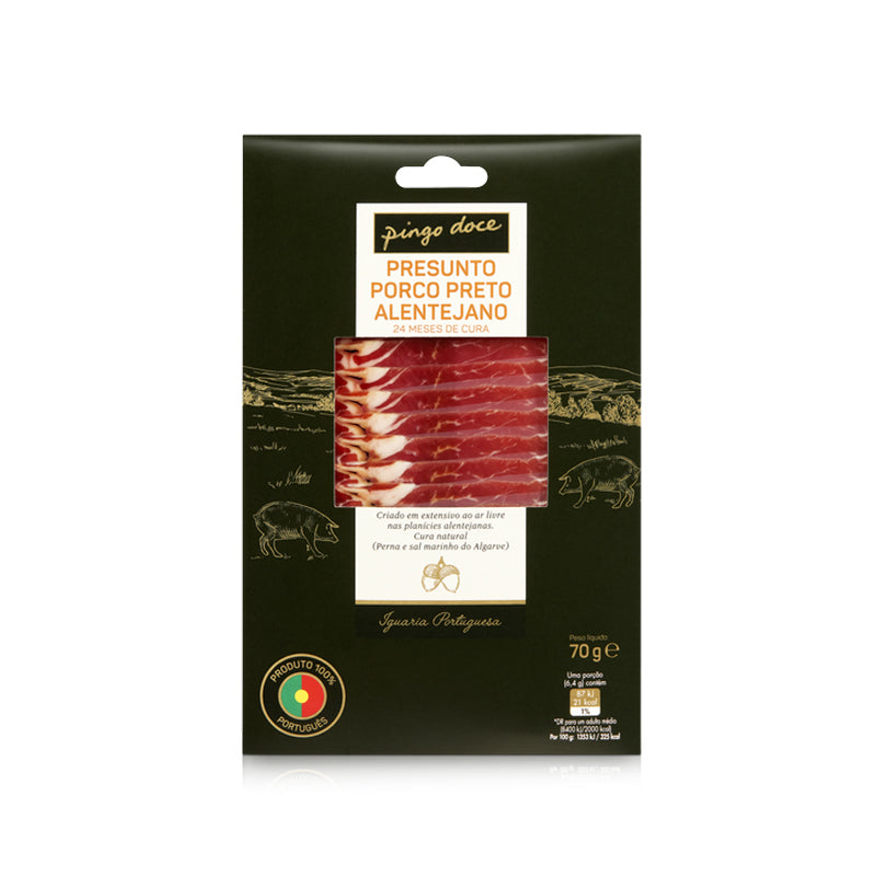 Presunto porco preto 24M Pingo doce 70gr