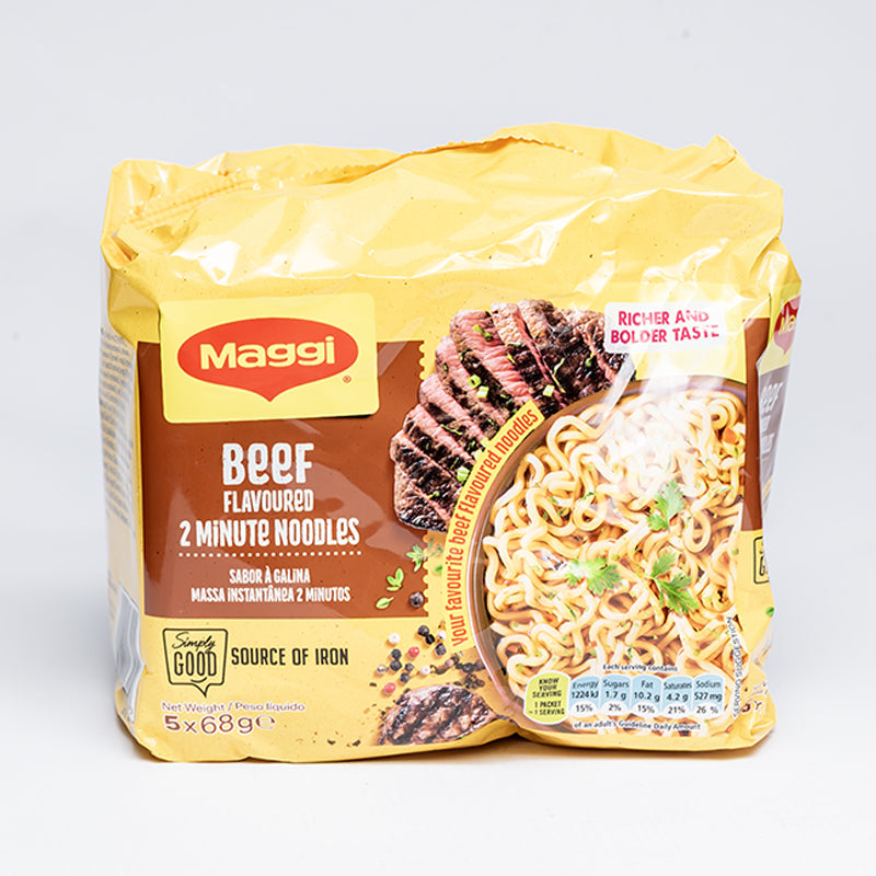Maggi noodles beef 5x68gr