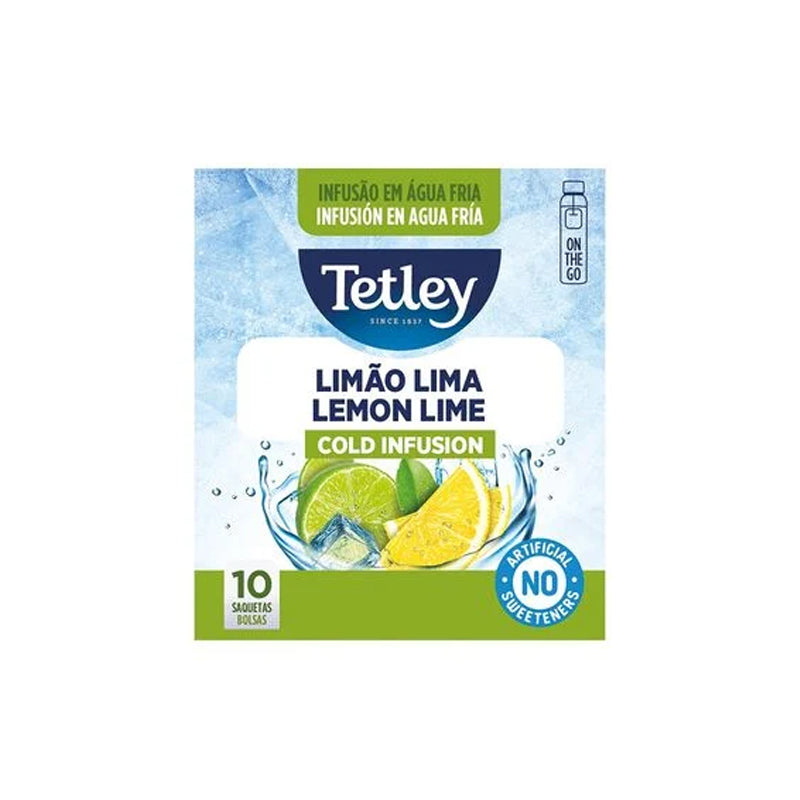Cha lima e limão cold Tetley 10 saquetas