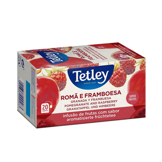 Cha sfru roma e framboesa Tetley 20 saquetas