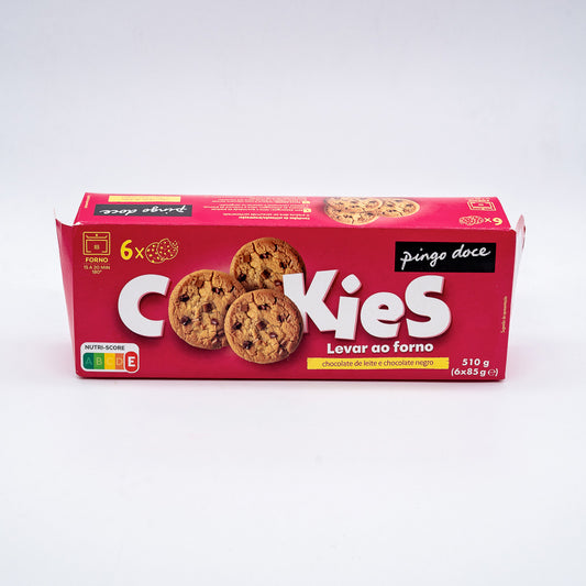 Cookies congeladas Pingo Doce 6x85Gr