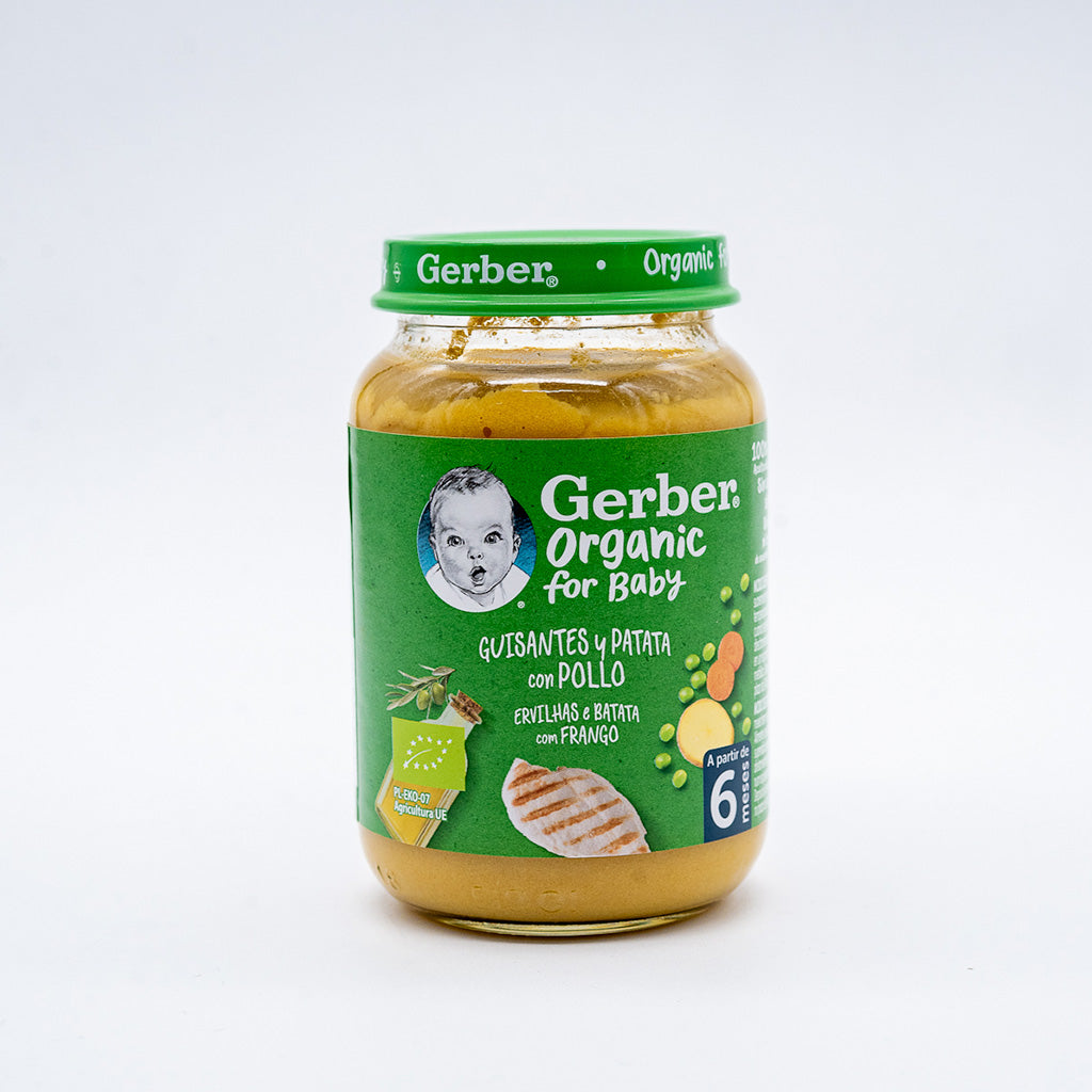 Refeição ervilha batata frango Gerber 190g
