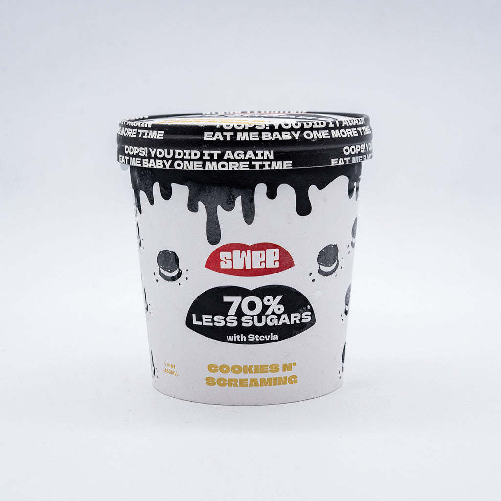 Gelado vegetal baunilha c/cookie Swee 450ml