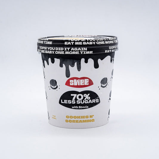 Gelado vegetal baunilha c/cookie Swee 450ml
