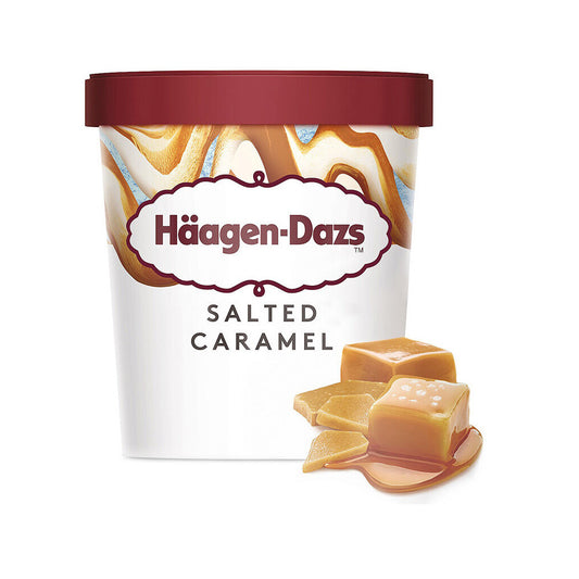 Gelado caramela salgado Haagen-dazs 460ml