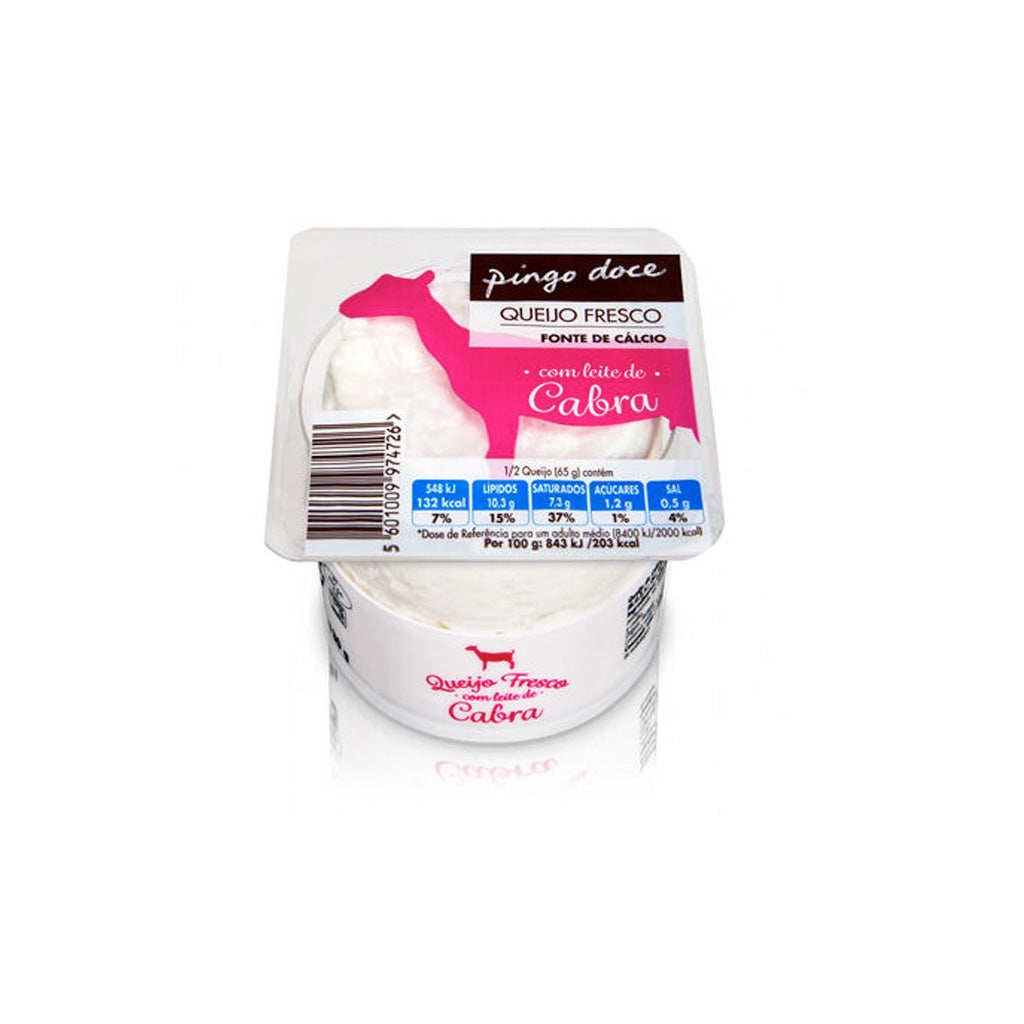 Queijo fresco cabra Pingo doce 2X62,5G