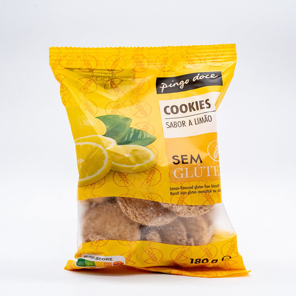 Biscoitos de limão sem gluten Pingo doce 180gr