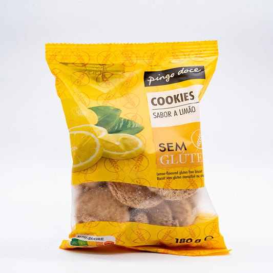 Biscoitos de limão sem gluten Pingo doce 180gr