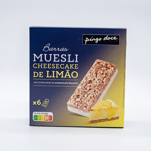 Barra muesli cheescake limao Pingo doce 6X22G