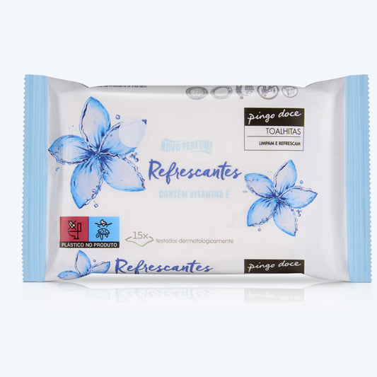 Toalhitas refrescantes Pingo Doce 15uni