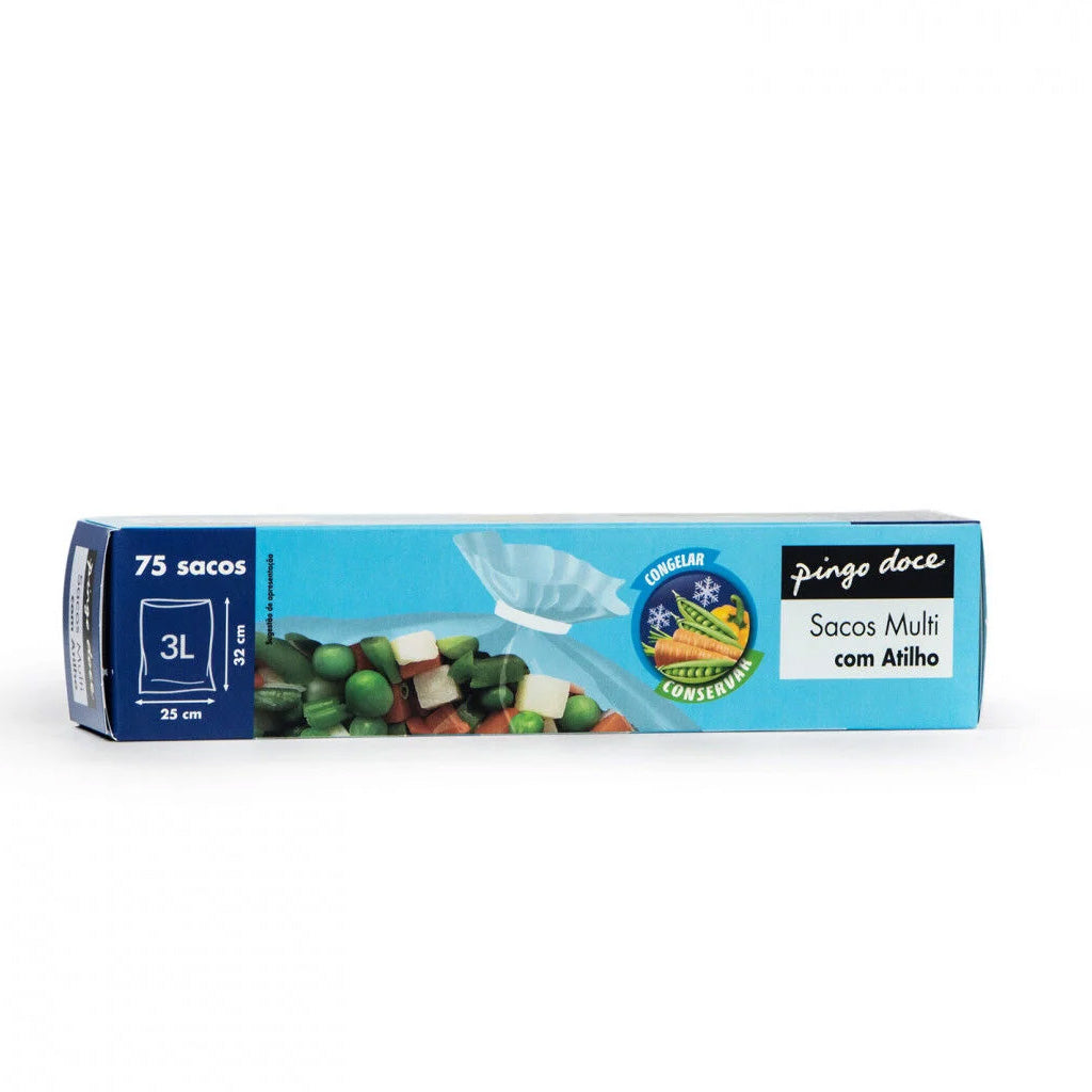 Saco multi uso c/atilho Pingo doce 3ltr