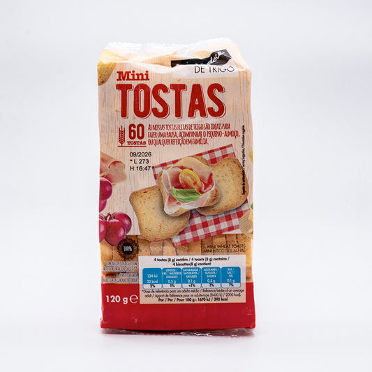 Tosta mini trigo Pingo Doce 350g