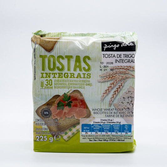 Tosta trigo integral Pingo Doce 750g