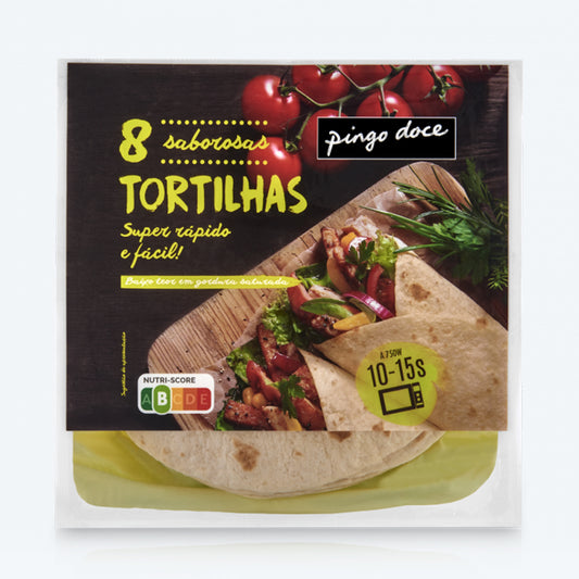 Tortilhas wrap Pingo doce 320G