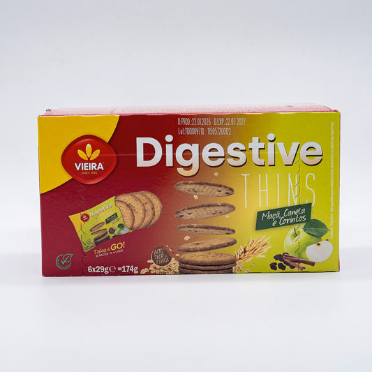 Bolacha digestive thins maca Vieira Castro 174G