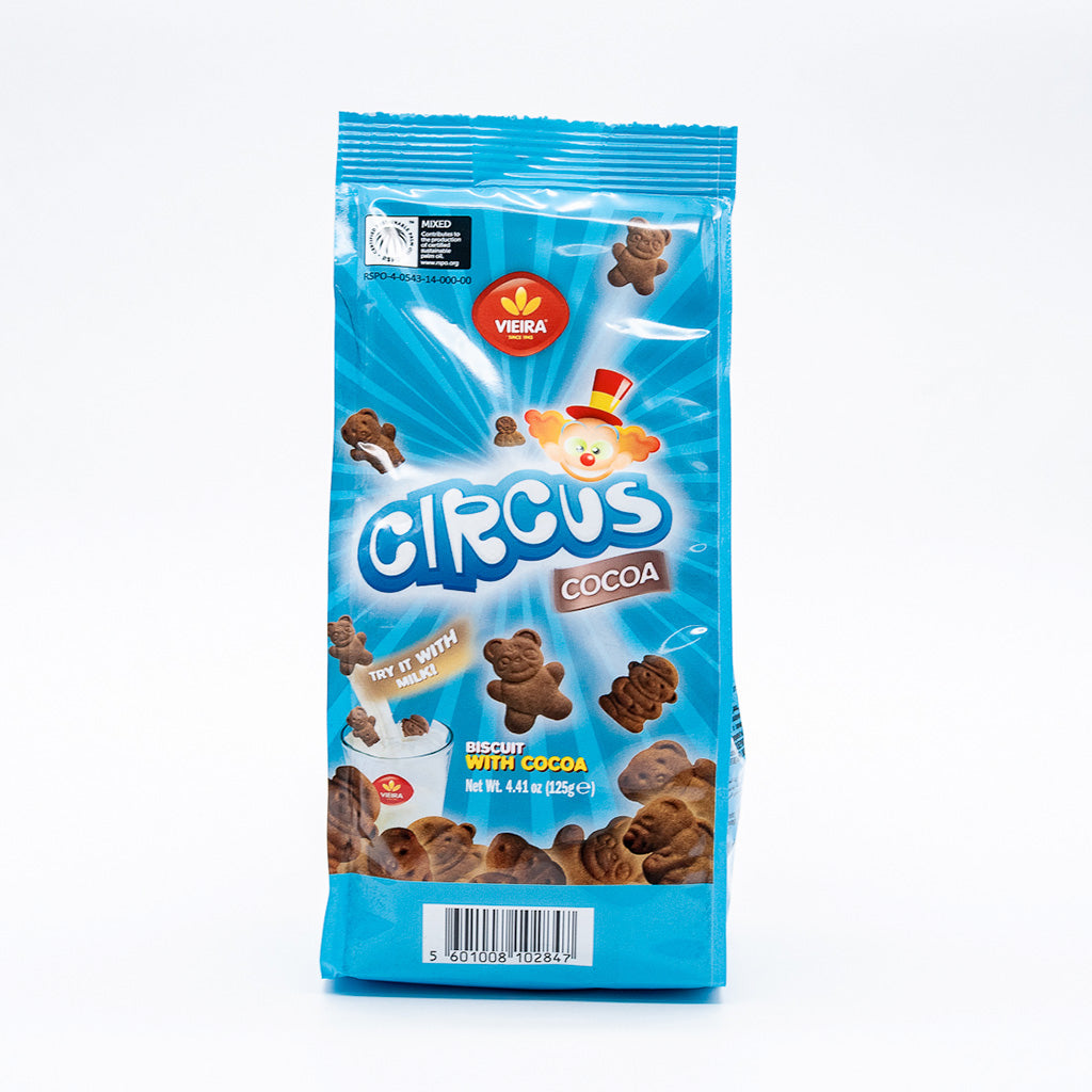 Bolacha circus cacau Vieira Castro 125G