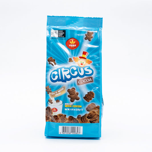 Bolacha circus cacau Vieira Castro 125G