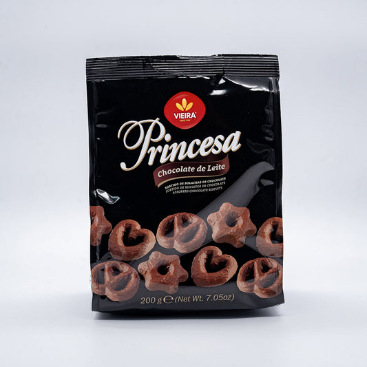 Bolacha sortido princesa chocolate Vieira Castro 200G