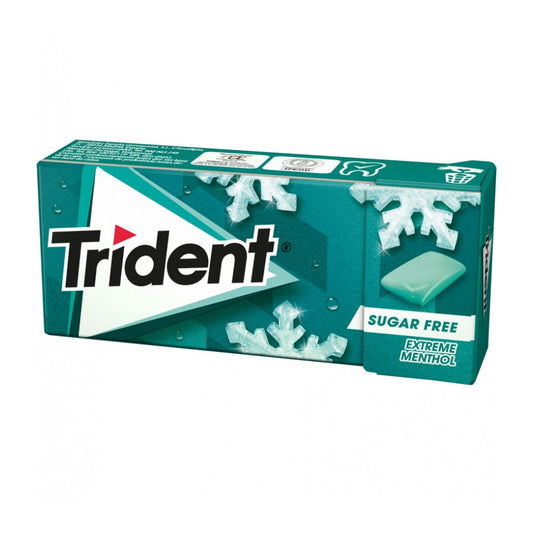 Pastilhas drageia extreme menthol Trident 14g
