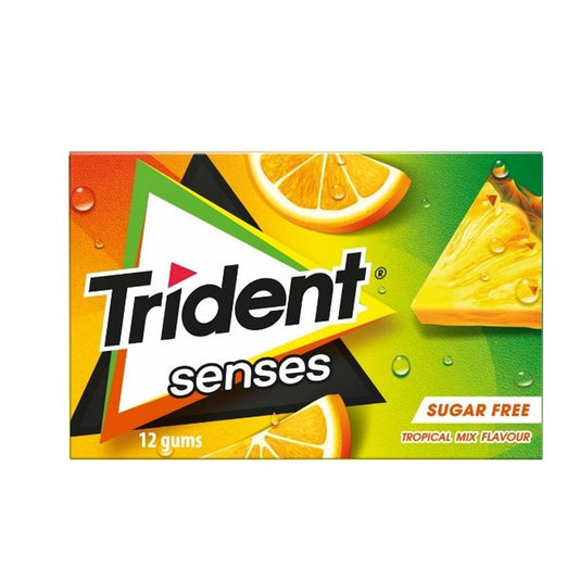 Pastilhas senses tropical Trident 23g