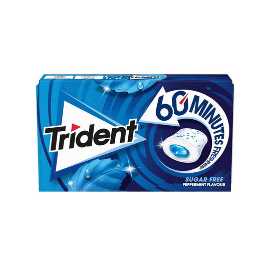 Pastilhas 60 minutos peppermint Trident 22g