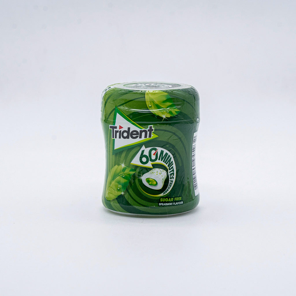 Pastilhas 60min spearmint Trident 68g