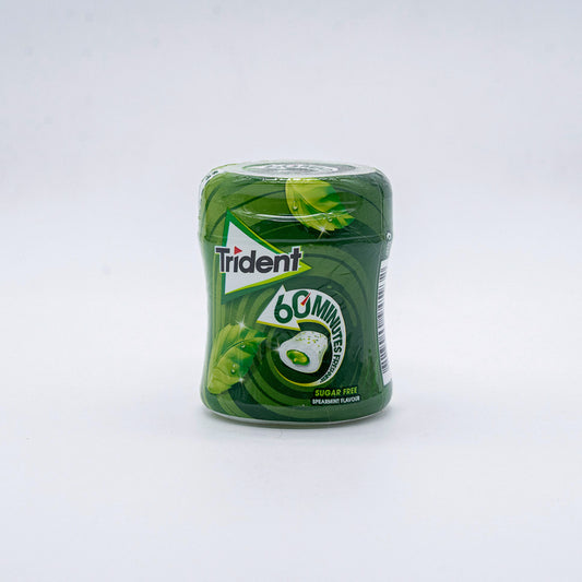 Pastilhas 60min spearmint Trident 68g