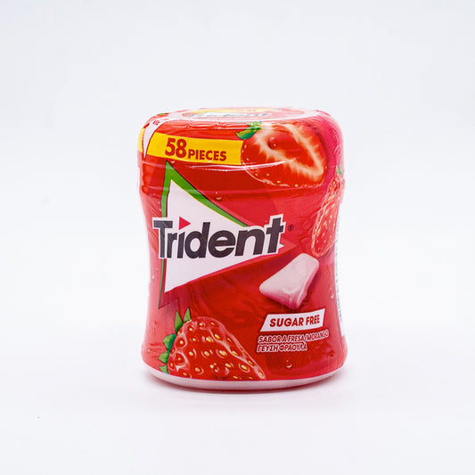 Pastilhas morango frasco Trident 82g