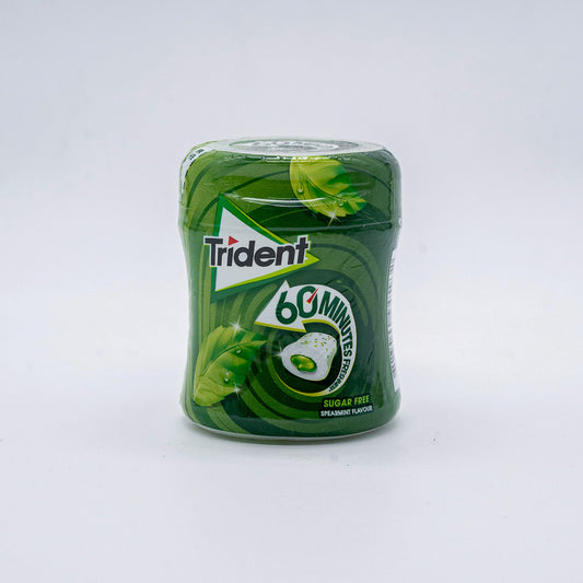 Pastilha60minutos  spearmint Trident 68g