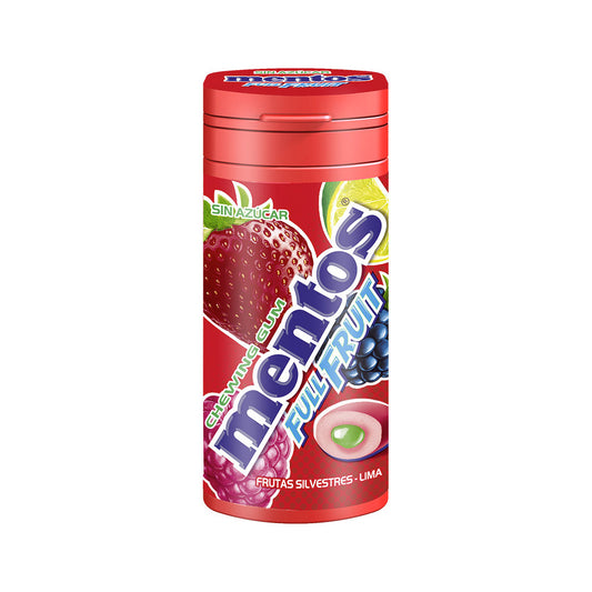 Pastilhas frutos silvestres e lima fresca Mentos gum 30g