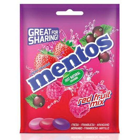 Pastilhas bolsa fruta Mentos 160gr