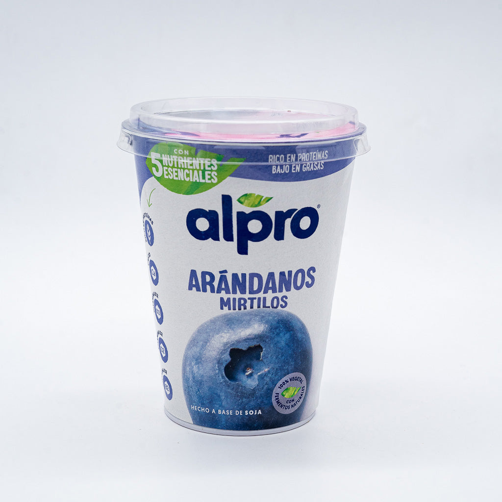 Iogurte vegetal soja mirtilo Alpro 400G