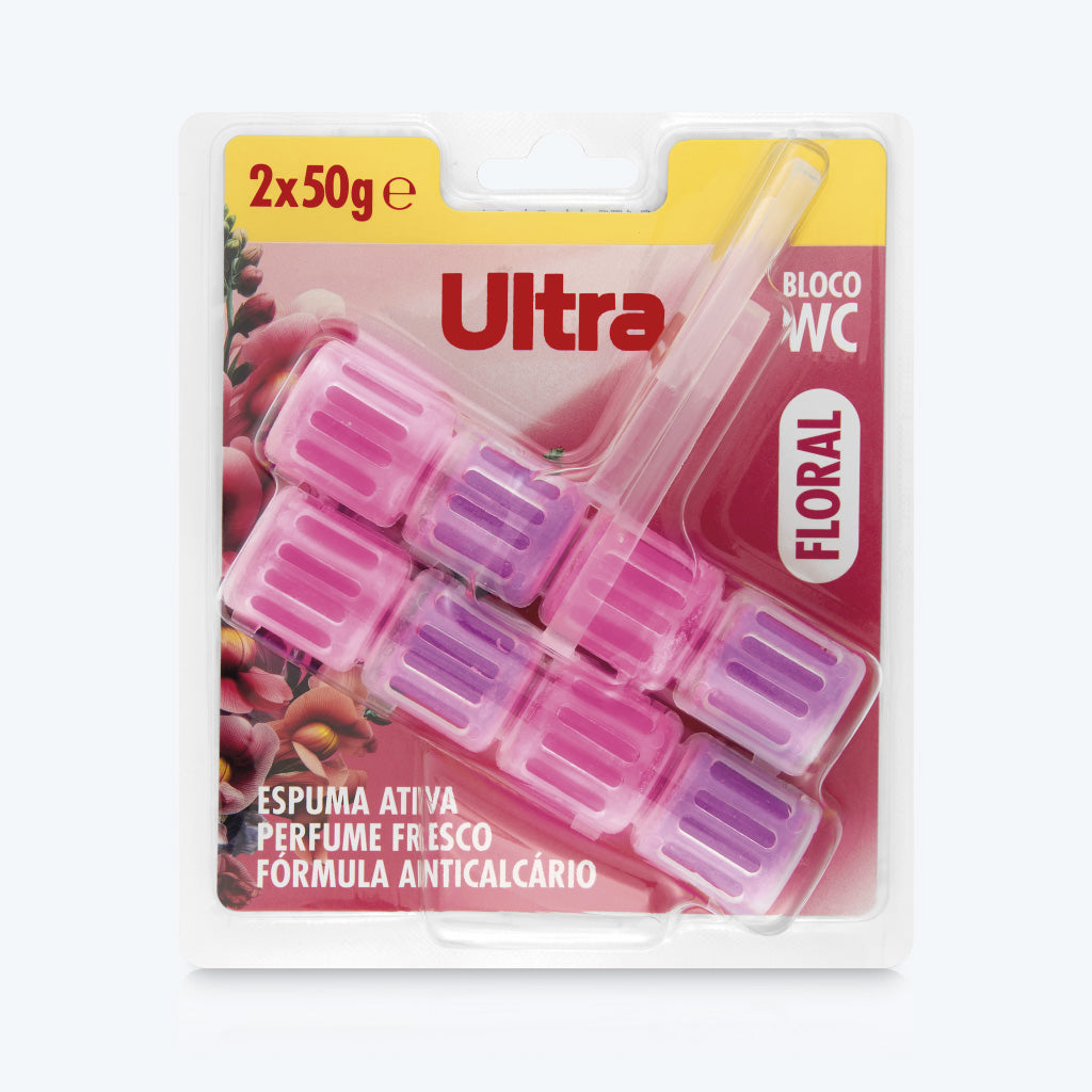 Bloco sanitario floral espuma Ultra 2UN