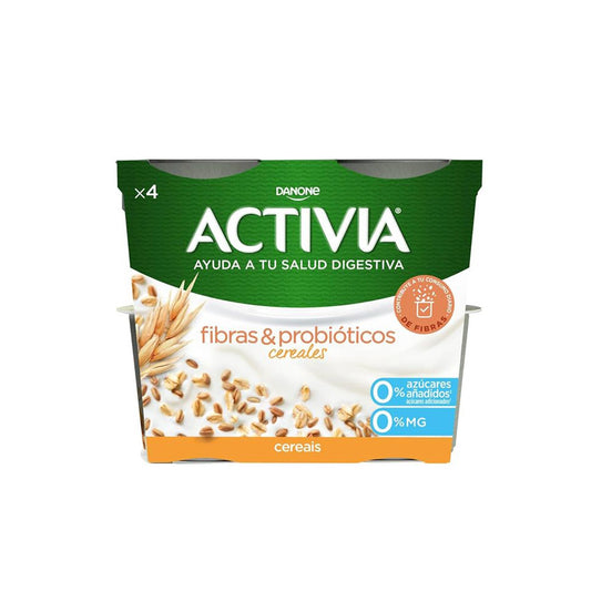 Iogurte activia fibra 0% Cereais 4X115g