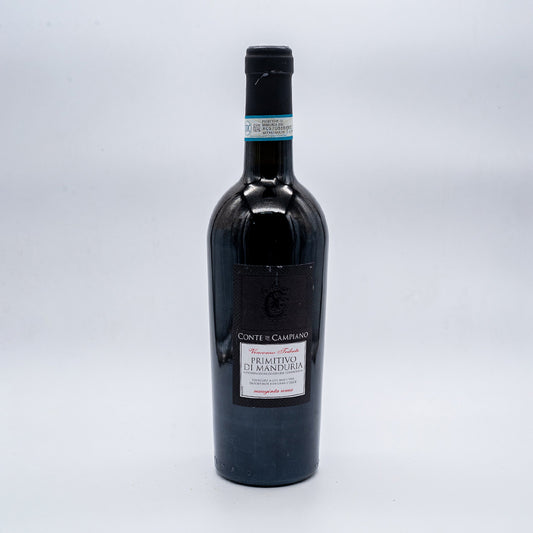 Vinho tinto primitivo di manduria Conte de campiano75CL