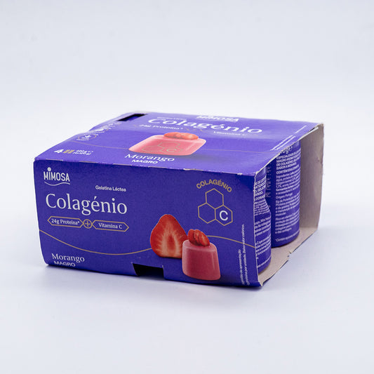 Gelatina morango Mimosa 4X120G