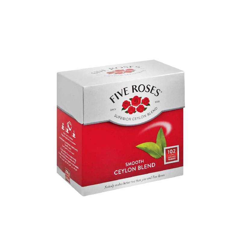 Chá Five Roses 100 saquetas – Mega – Distribuição de Moçambique S.A.