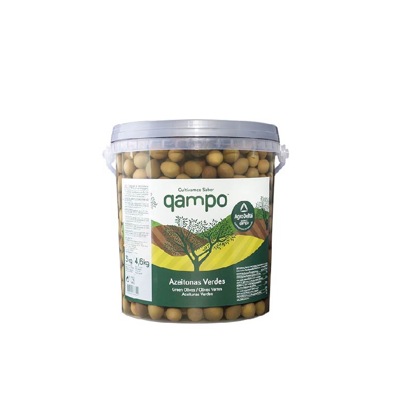 Azeitona verde Qampo 3kg