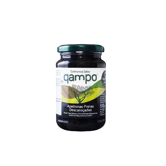 Azeitona preta sem caroço Qampo 160g