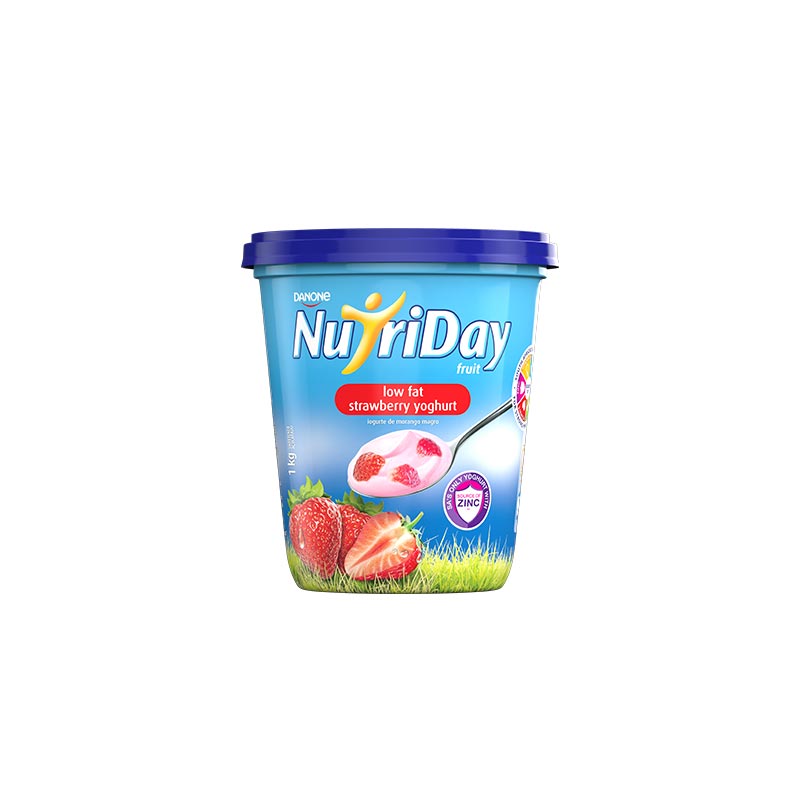 Iogurte de morango Nutriday 900g