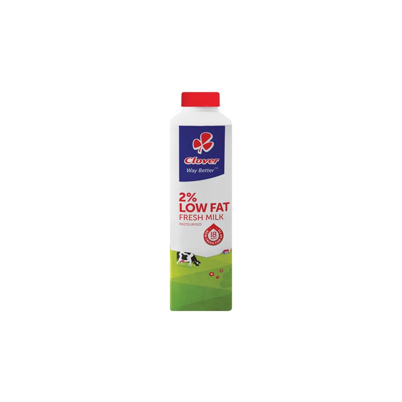 Leite meio gordo 2% Clover 1L