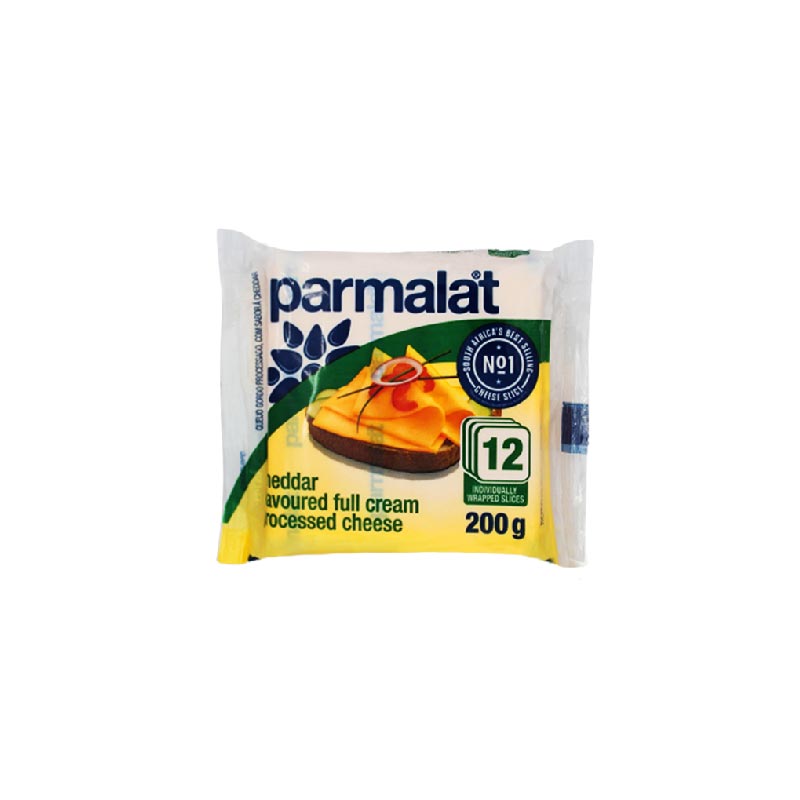 Queijo chedar fatiado Parmalat 200g