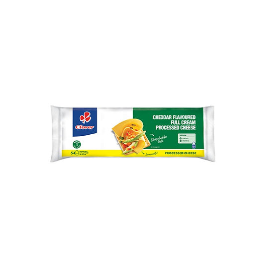 Queijo chedar fatiado Clover 810g