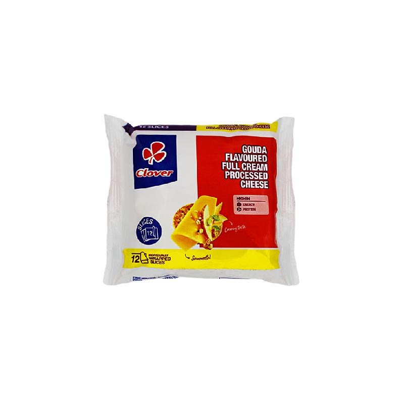 Queijo chedar fatiado Clover 180g