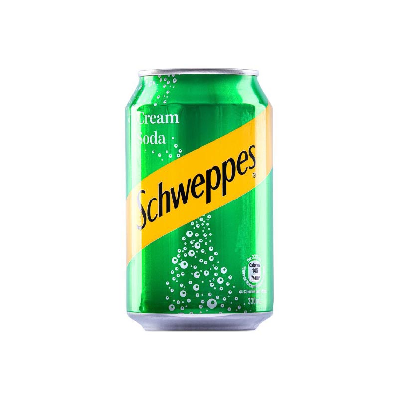 Creme soda lata Scwepps 330ml