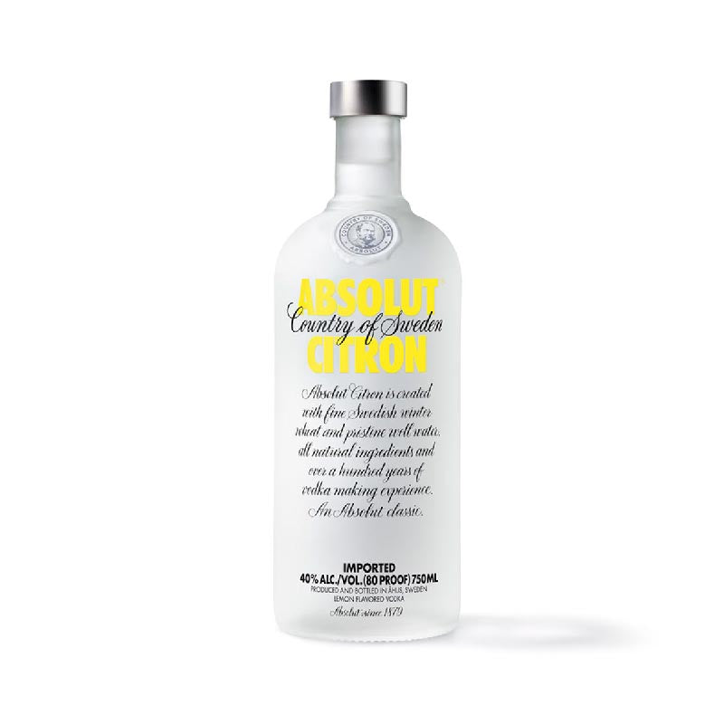 Vodka citron Absolut 750ml