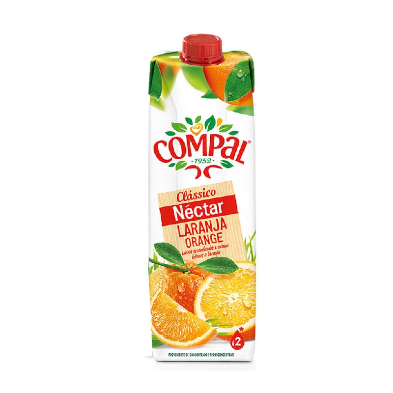 sumo de laranja Compal 1L