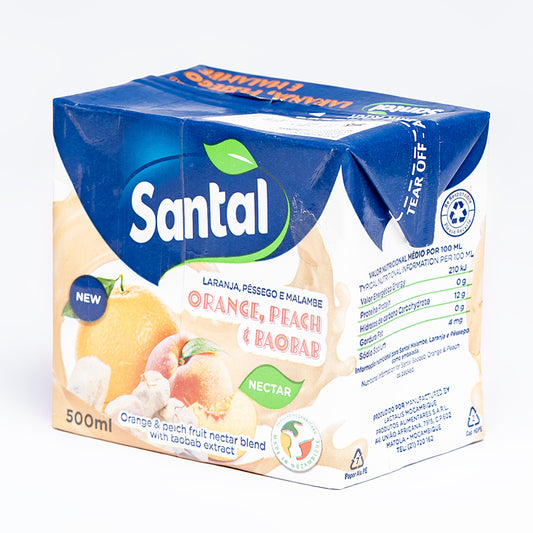 Santal laranja pessego e malambe 500ml